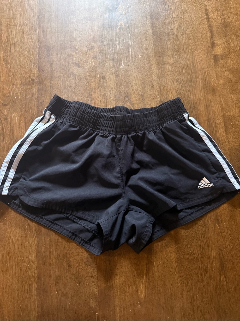 Adidas AEROREADY Black Running Shorts Reflective 3 Stripe Women’s M